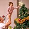 Star Christmas Tree Topper, 8" Glittered Hollow-Out Tree top Star
